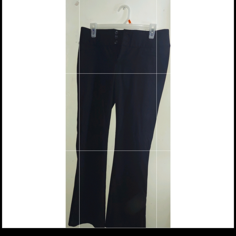 Black wide legged pants